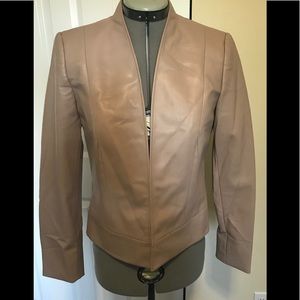 Tahari Arthur S. Levine Faux Leather Jacket